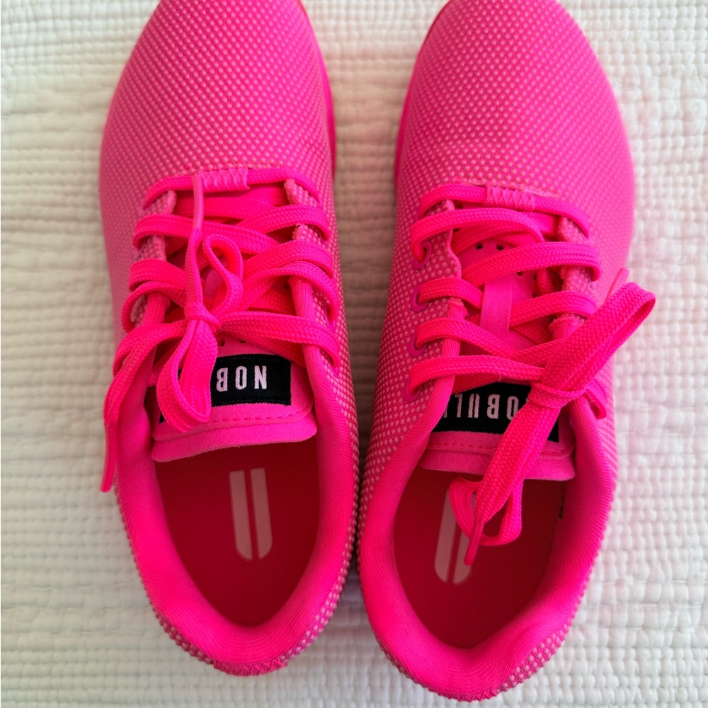 NOBULL Neon Pink Athletic Shoes - outwork size 8.5